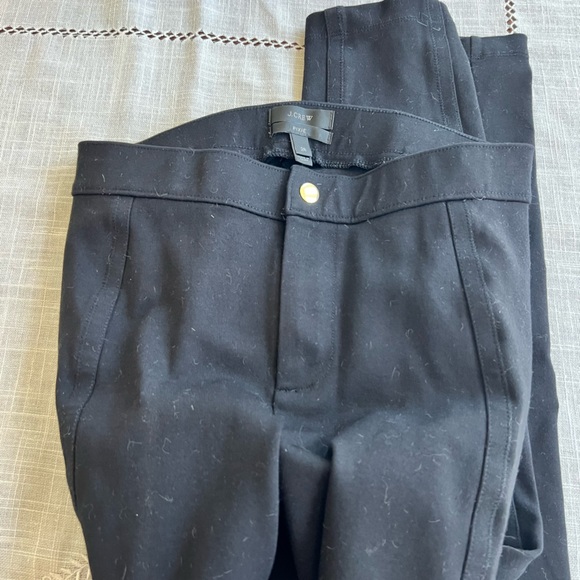 J Crew Women’s Pixie Pant Size 2R Black Front button and zipper. - Picture 4 of 6